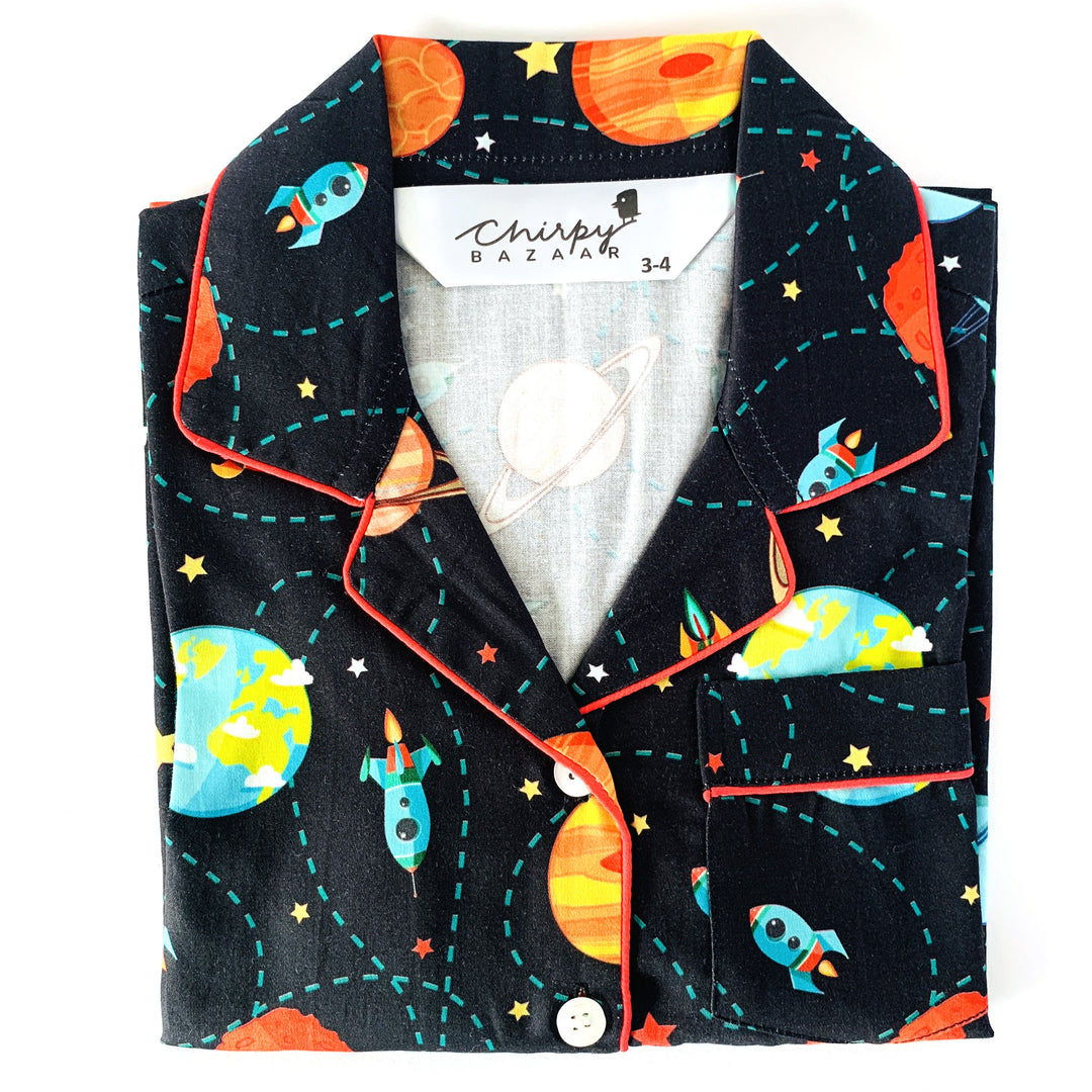 Space Pattern Night Suit