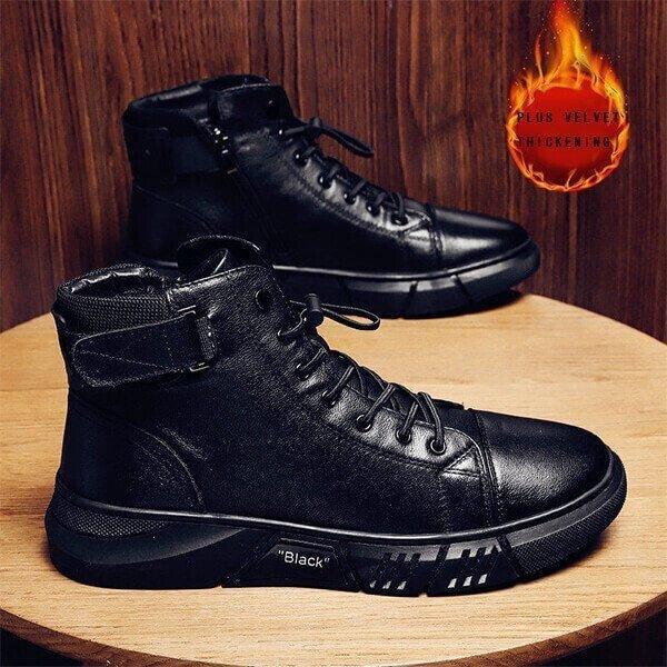 Black Color Mens Casual Boots