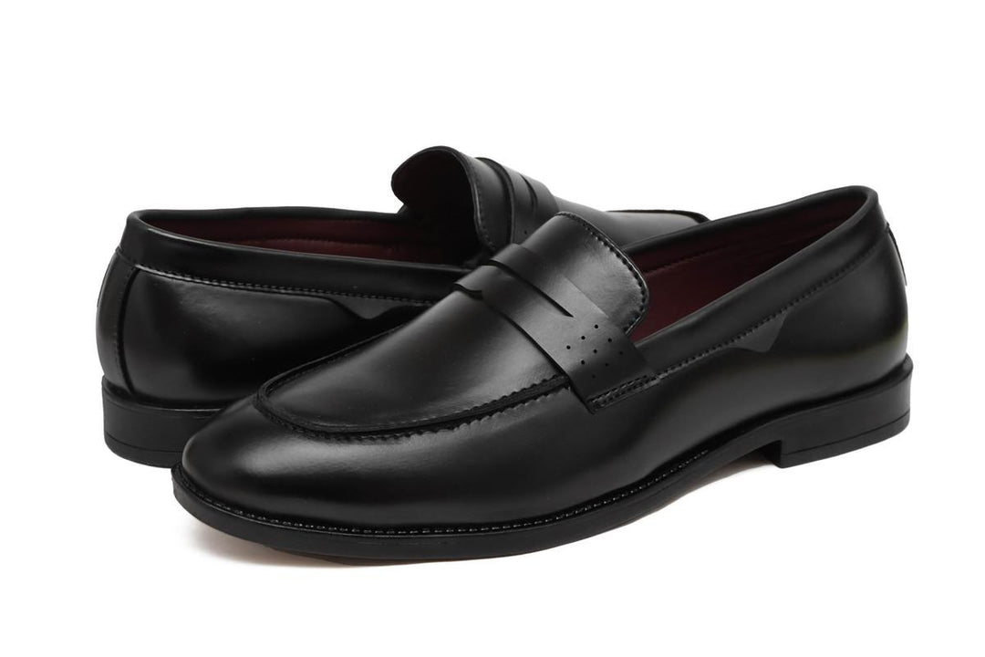 Black Color East Wing Formal Shoes For Men Without Laces
