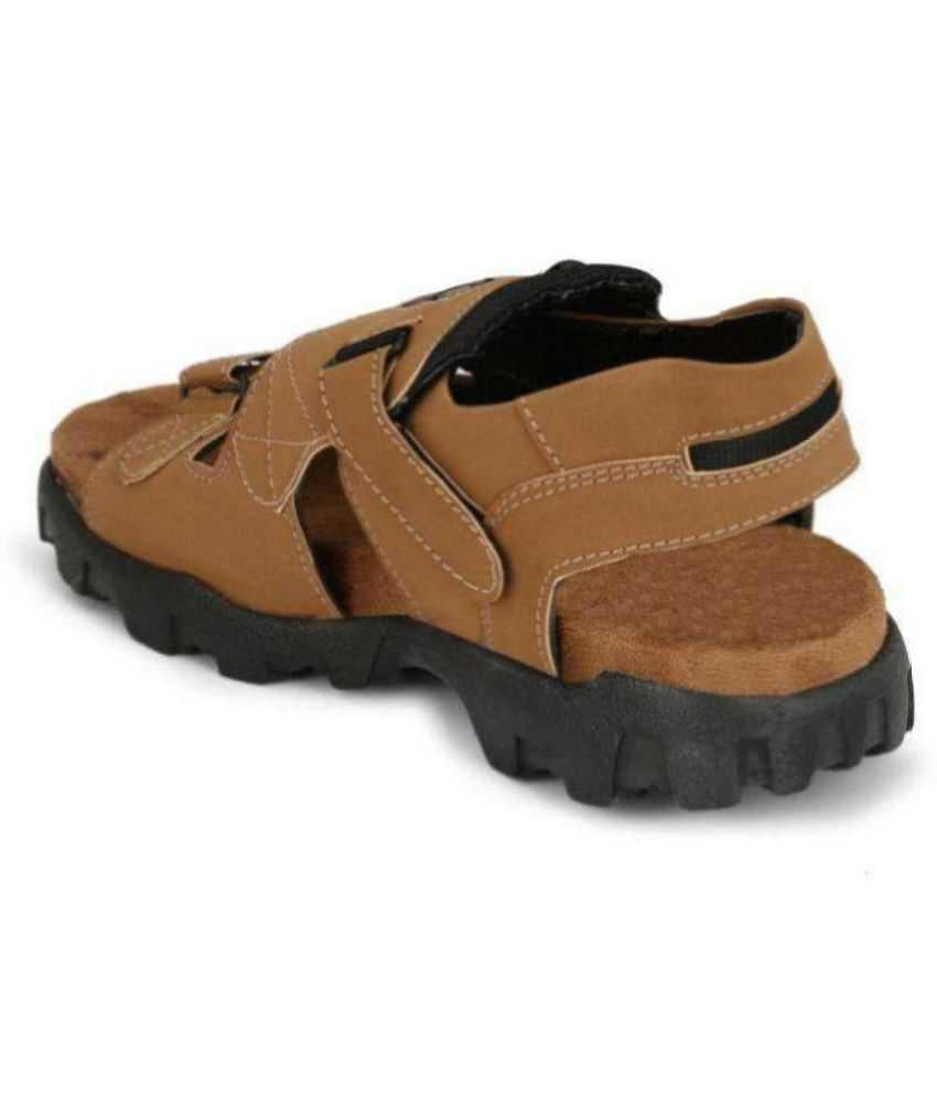 Brown Color Men's Stylish leather Sandal