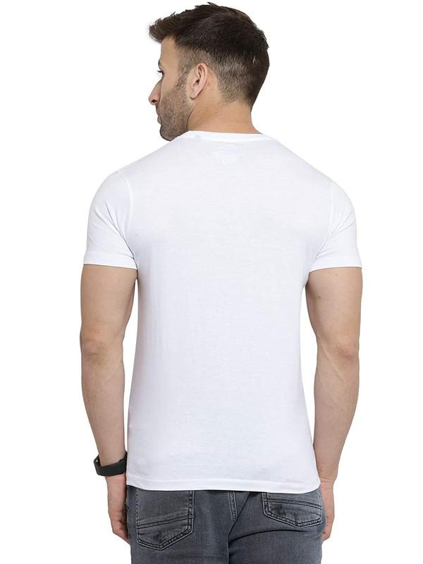 Polyester Printed Half Sleeves Mens Round Neck T-Shirt Pack Of 2