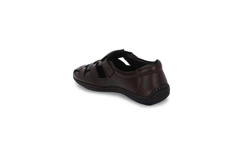 Brown Color Mens Dreamers Leather Slippers