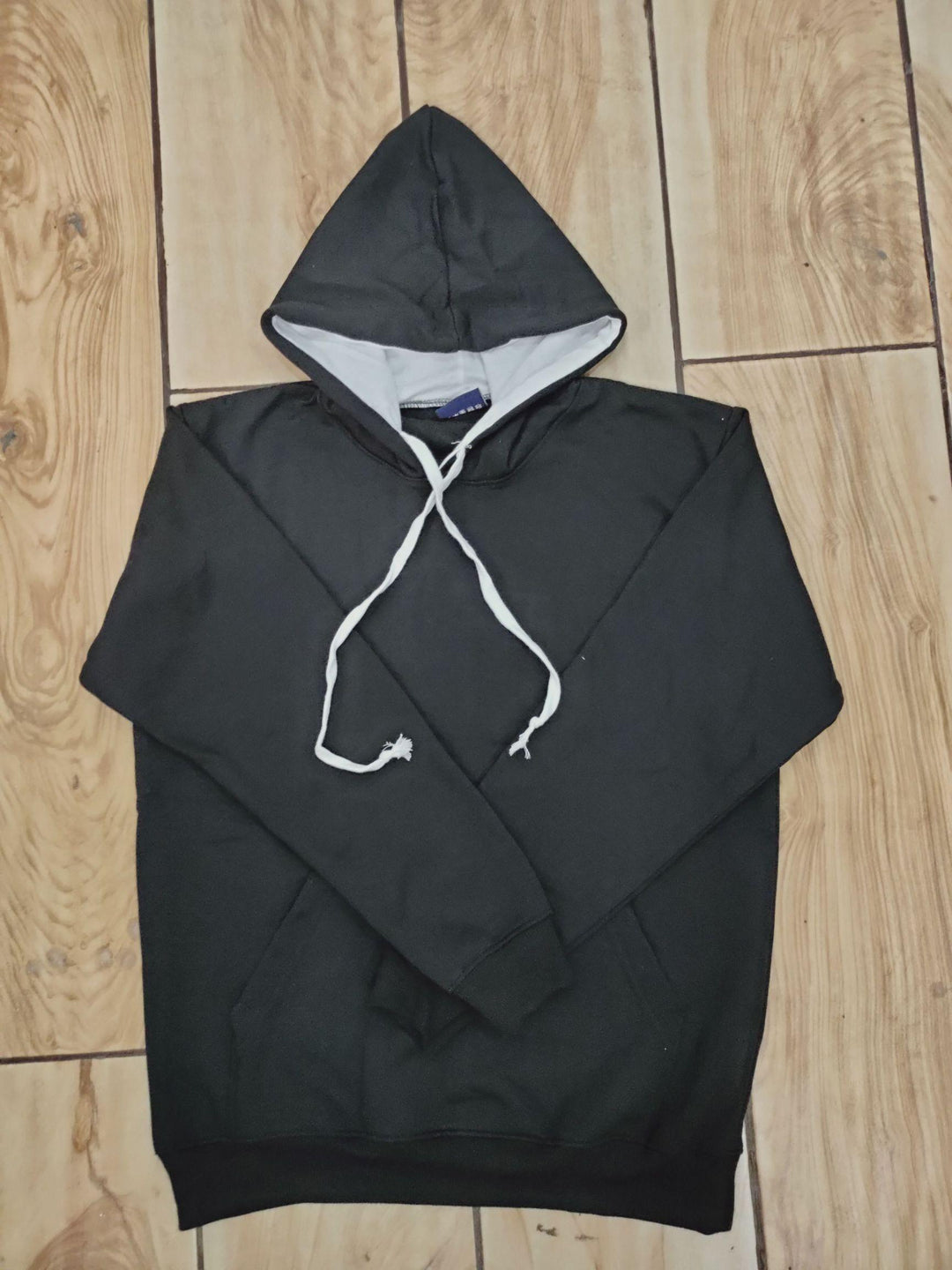 Black Tom Scott Cotton Fleece Solid Full Sleeves Hoodies