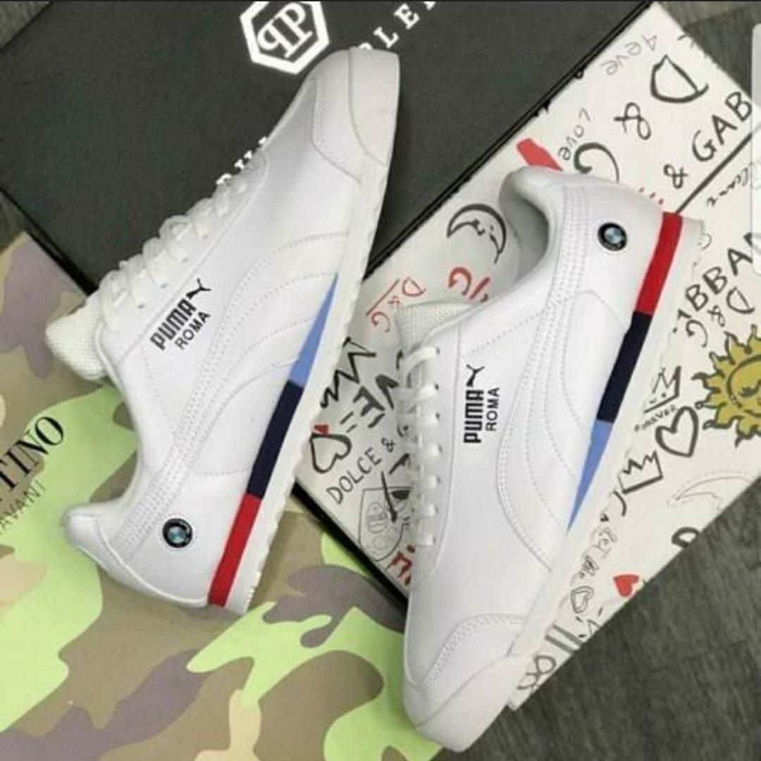 White Color Men's Fashionable Daily Wear Casual Shoes
